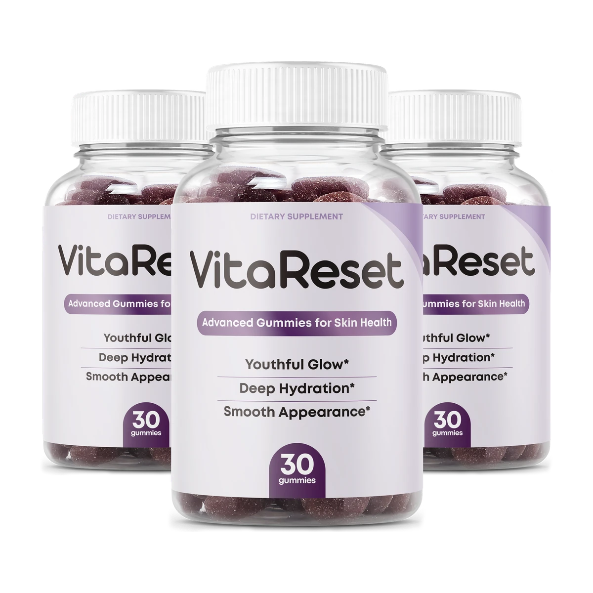 VitaReset Natural Probiotic Skin and Gut Wellness Supplement