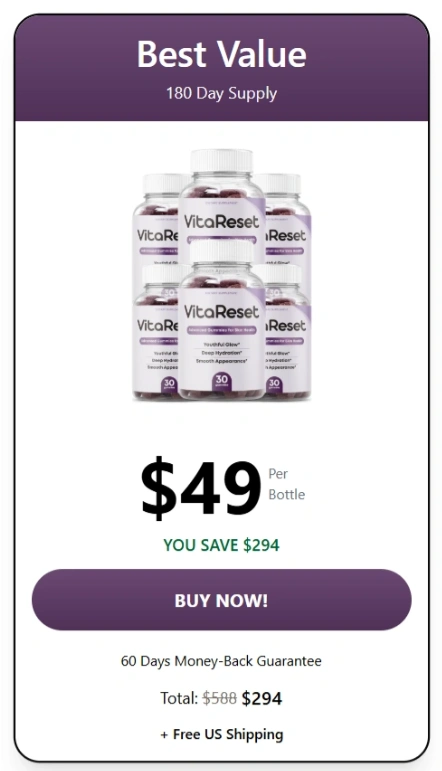 VitaReset- 6 Bottle